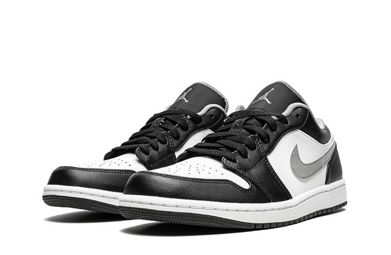 Air Jordan 1 _Black White Particle Grey_ Reps Low Shoes __ snkrsreps