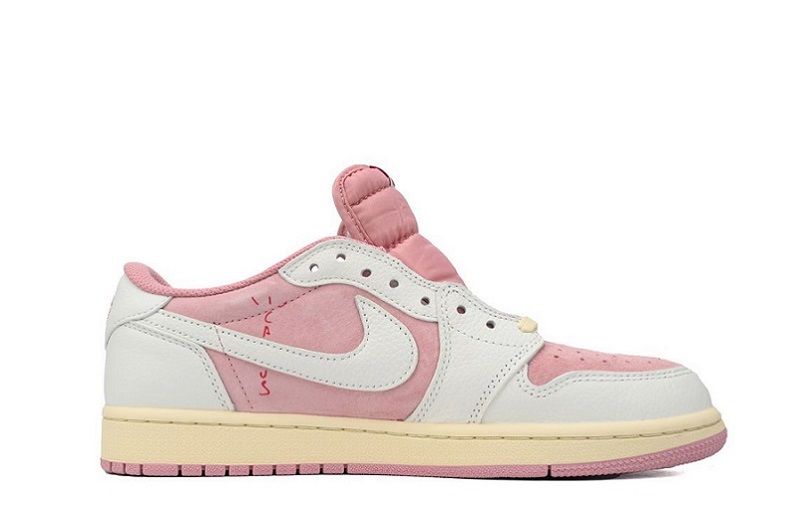 Buy Travis Scott Jordan 1 Low Shy Pink Reps _ snkrsrep_org