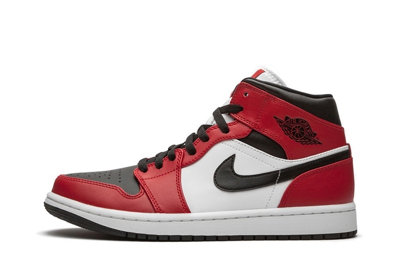 Air Jordan 1 _Black Toe_ Reps Mid Shoes Online __ snkrsreps/