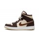 Women_s Jordan 1 Mid Cream Dark Chocolate Reps _ snkrsrep/