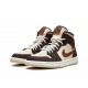 Women_s Jordan 1 Mid Cream Dark Chocolate Reps _ snkrsrep/