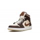 Women_s Jordan 1 Mid Cream Dark Chocolate Reps _ snkrsrep/