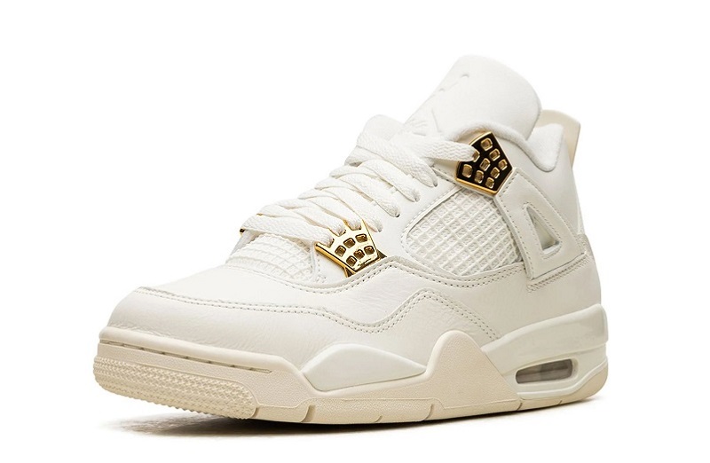 Outlet Jordan 4 Metallic Gold Reps For Women - snkrsrep_org/