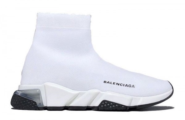 Balenciaga Speed Clear Sole _White Black_ Reps _ snkrsrep_org/