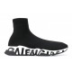 Balenciaga Speed Trainer _Graffiti - Black White_ Reps __ snkrsreps/