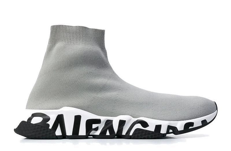 Balenciaga Speed Trainer _Graffiti - Grey_ Reps - snkrsrep_org/