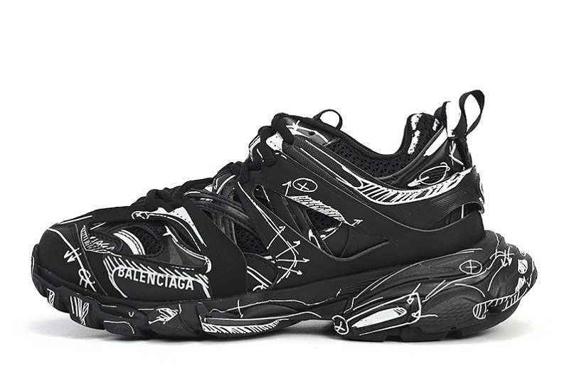 Balenciaga Tess S__Black-And-White Painting_ Reps _ snkrsrep_org/