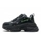 Balenciaga Triple S Allover Logo _Black Green_ Reps - snkrsrep_org/