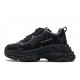 Balenciaga Triple S Allover Logo _Letter Black Pink_ Reps _ snkrsrep_org/