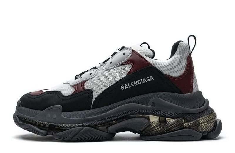 Balenciaga Triple S Clear Sole _Black Brown Red_ Reps _ snkrsrep_org/