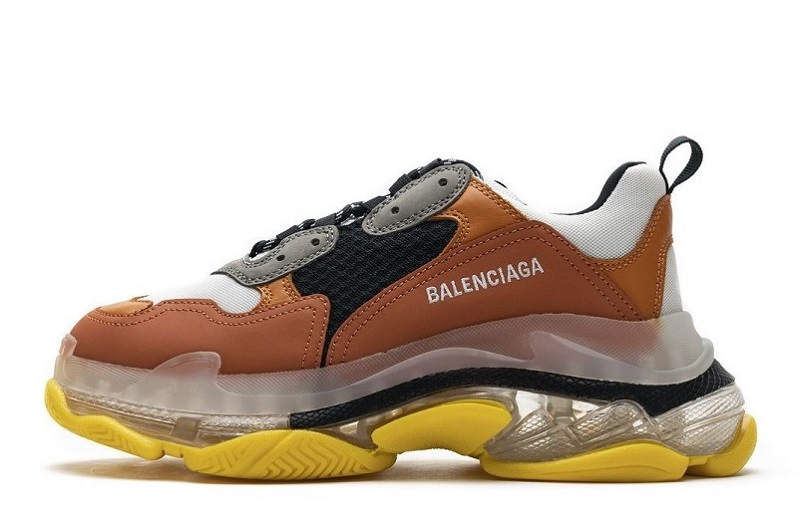 Balenciaga Triple S Clear Sole _Black Orange_ Reps - snkrsrep_org/