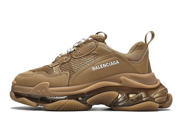 Balenciaga Triple S Clear Sole _Brown_ Reps __ snkrsreps/