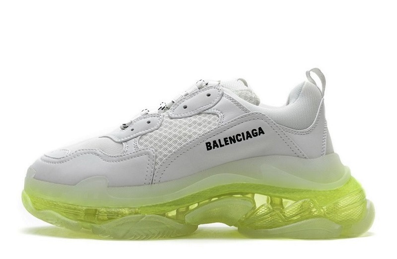 Balenciaga Triple S Clear Sole _White Green_ Reps __ snkrsreps/