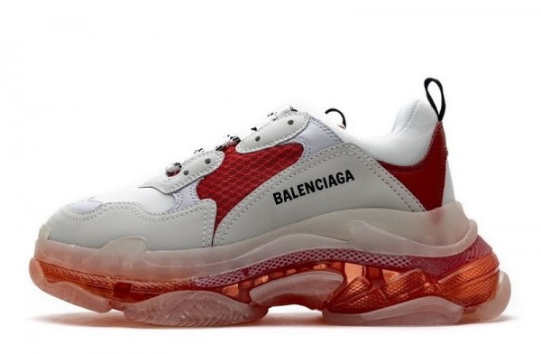 Balenciaga Triple S Clear Sole _White Red_ Reps _ snkrsrep_org/