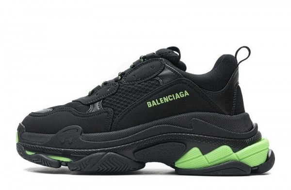 Balenciaga Triple S _Black Green_ Reps _ snkrsrep_org/