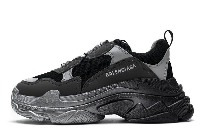 Balenciaga Triple S _Black Grey Silver_ Reps _ snkrsrep_org/