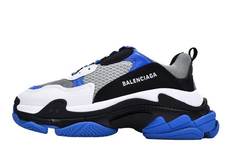 Balenciaga Triple S _Black White Blue_ Reps __ snkrsrep_org/