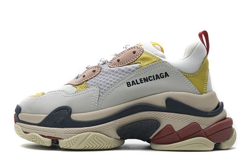 Balenciaga Triple S _Black Yellow Pink_ Reps _ snkrsrep_org/