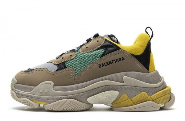 Balenciaga Triple S _Green Yellow_ Reps _ snkrsrep_org/