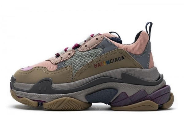 Balenciaga Triple S _Grey Pink_ Reps _ snkrsrep_org/