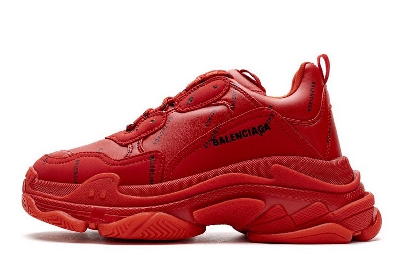 Balenciaga Triple S _Letter Bright Red_ Reps - snkrsrep_org/