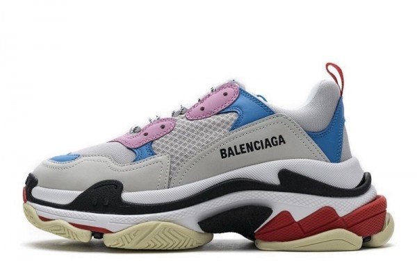 Balenciaga Triple S _Pink Bright Blue_ Reps __ snkrsreps/