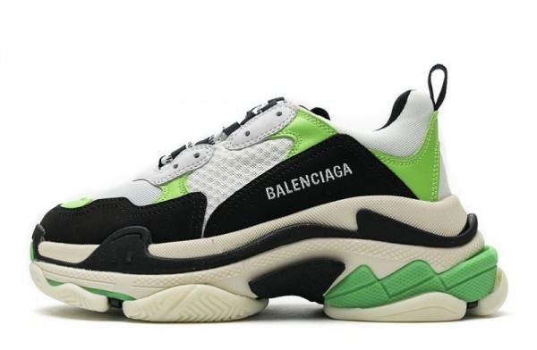 Balenciaga Triple S _White Green_ Reps - snkrsrep_org/