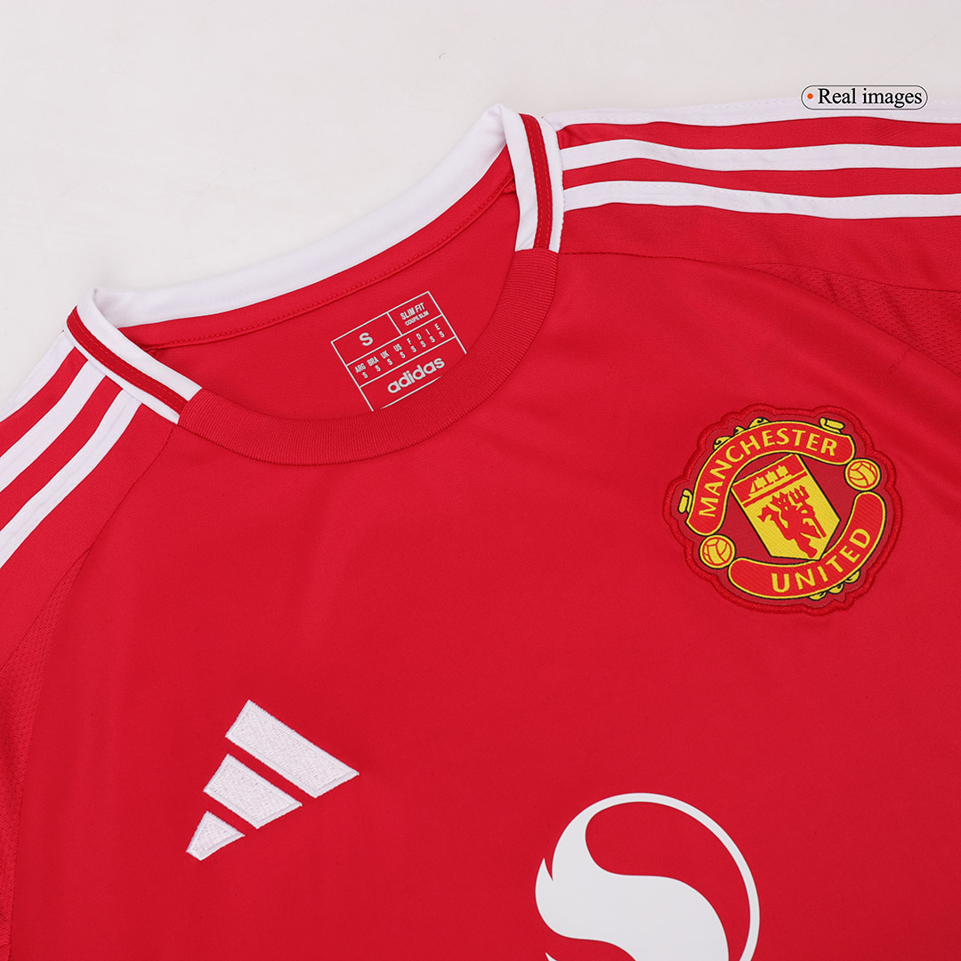 Manchester United Home Long Sleeve Jersey 2024/25