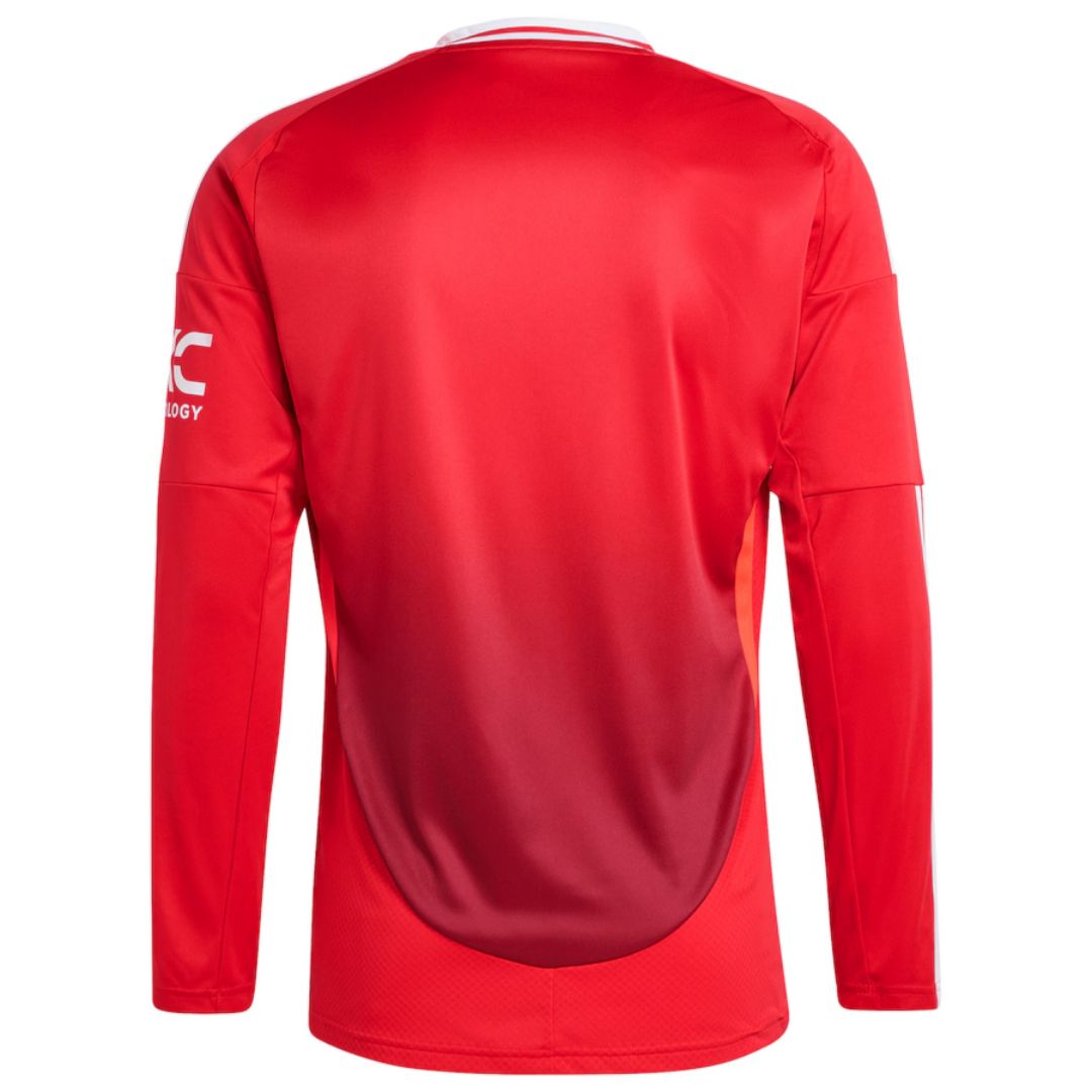 Manchester United Home Long Sleeve Jersey 2024/25