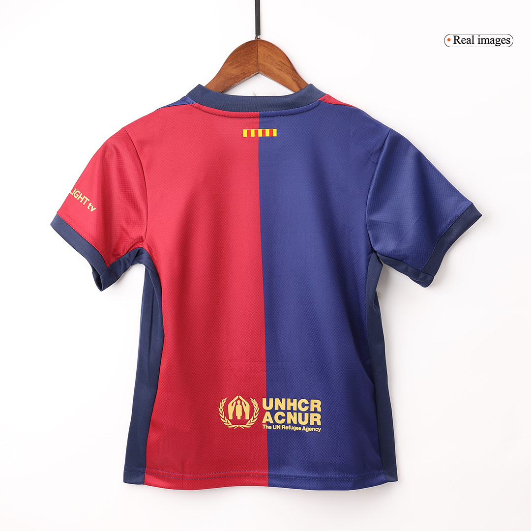 Kids Barcelona Home Kit Jersey+Short 2024/25