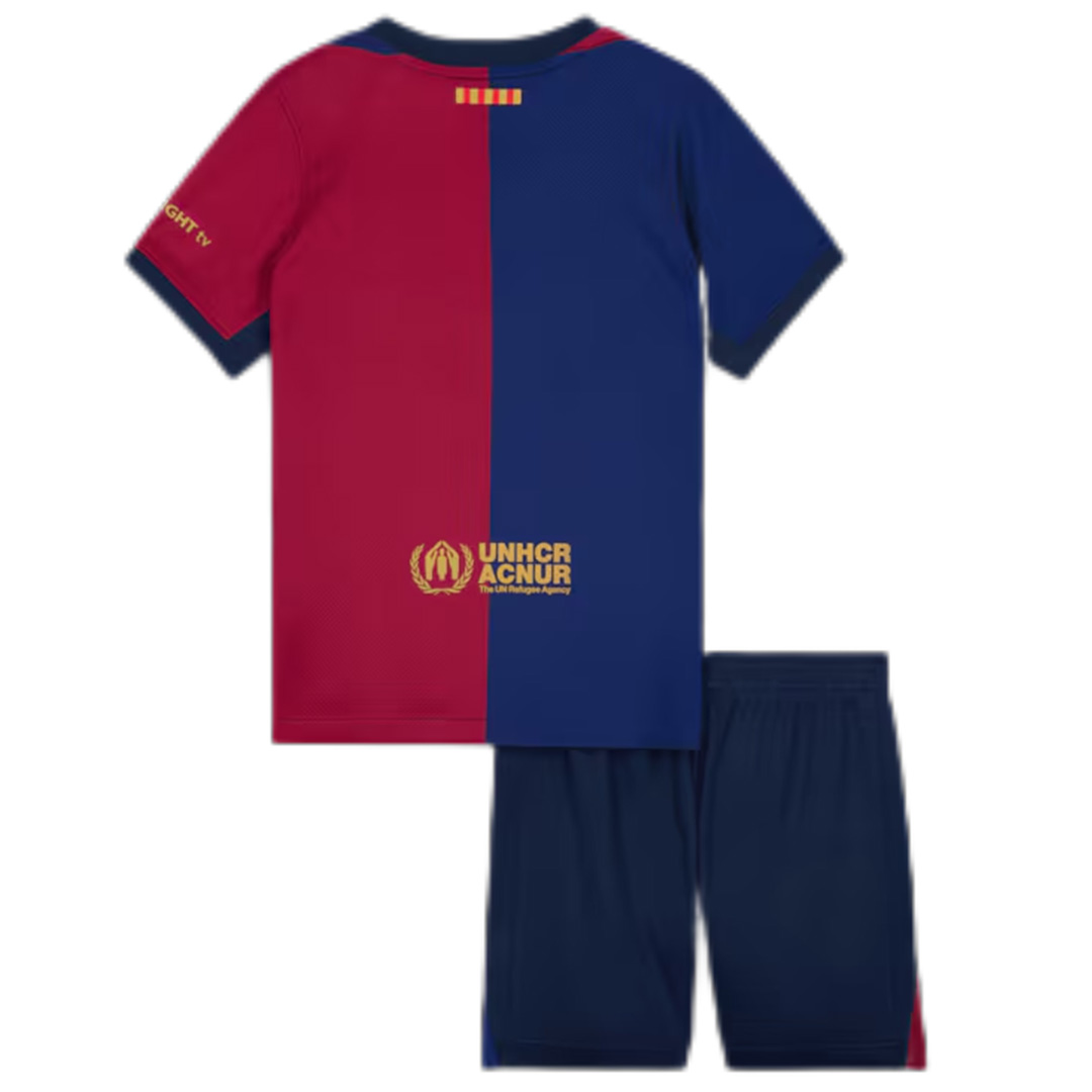 Kids Barcelona Home Kit Jersey+Short 2024/25