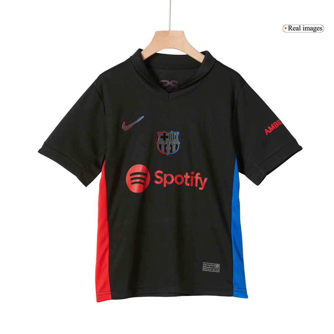 Kids Barcelona Away Kit Jersey+Shorts 2024/25