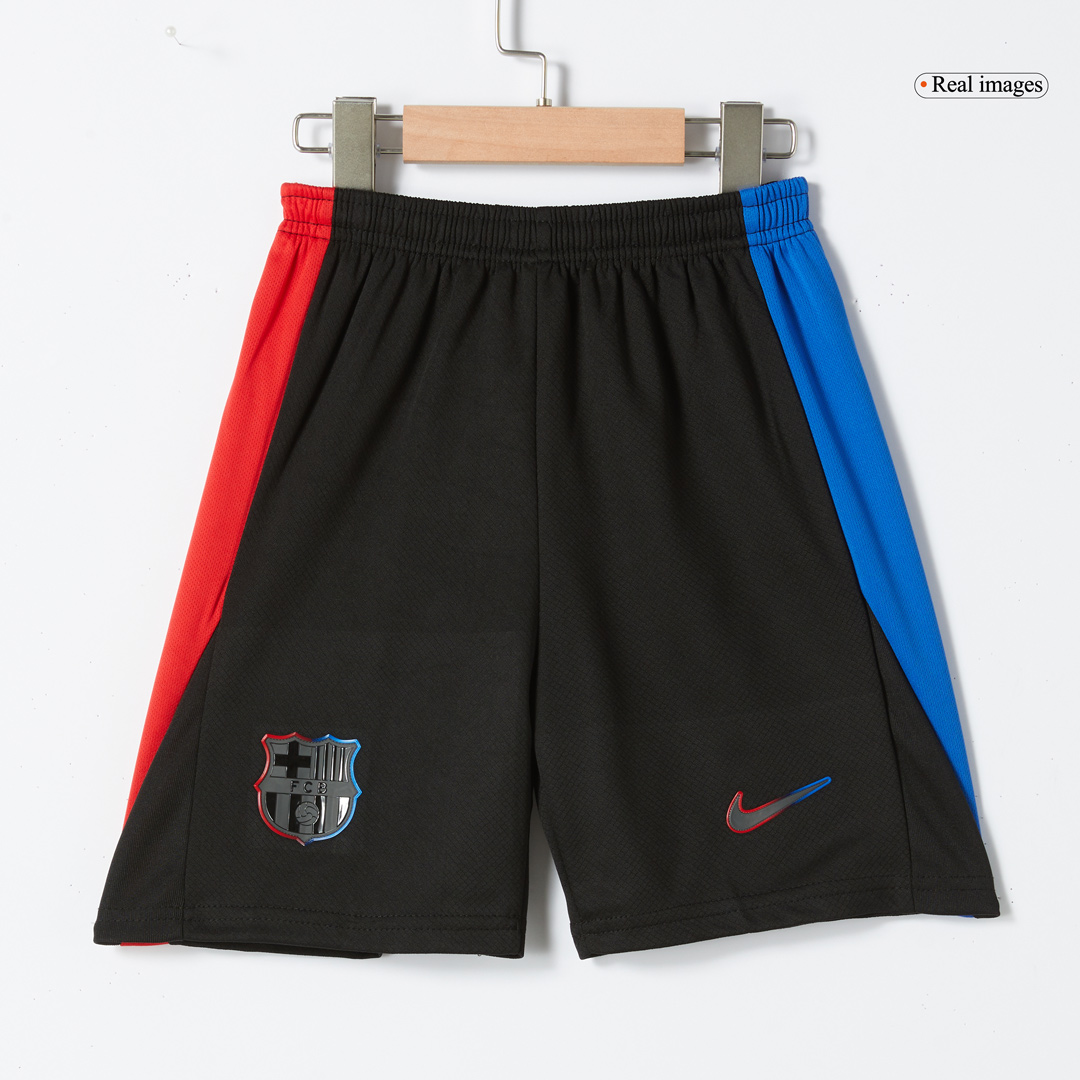 Kids Barcelona Away Kit Jersey+Shorts 2024/25