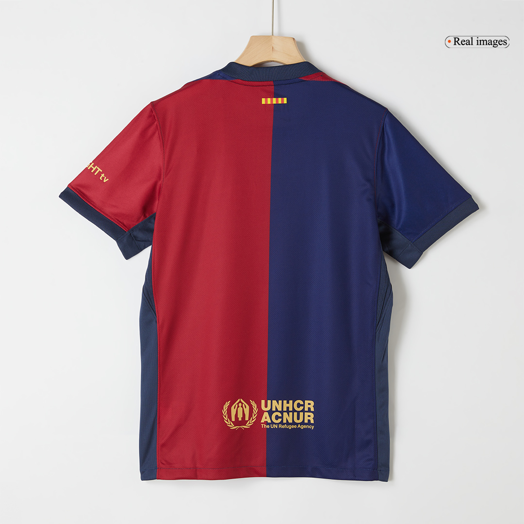 Barcelona Home Spotify Logo Without Text Jersey Fan Version 2024/25