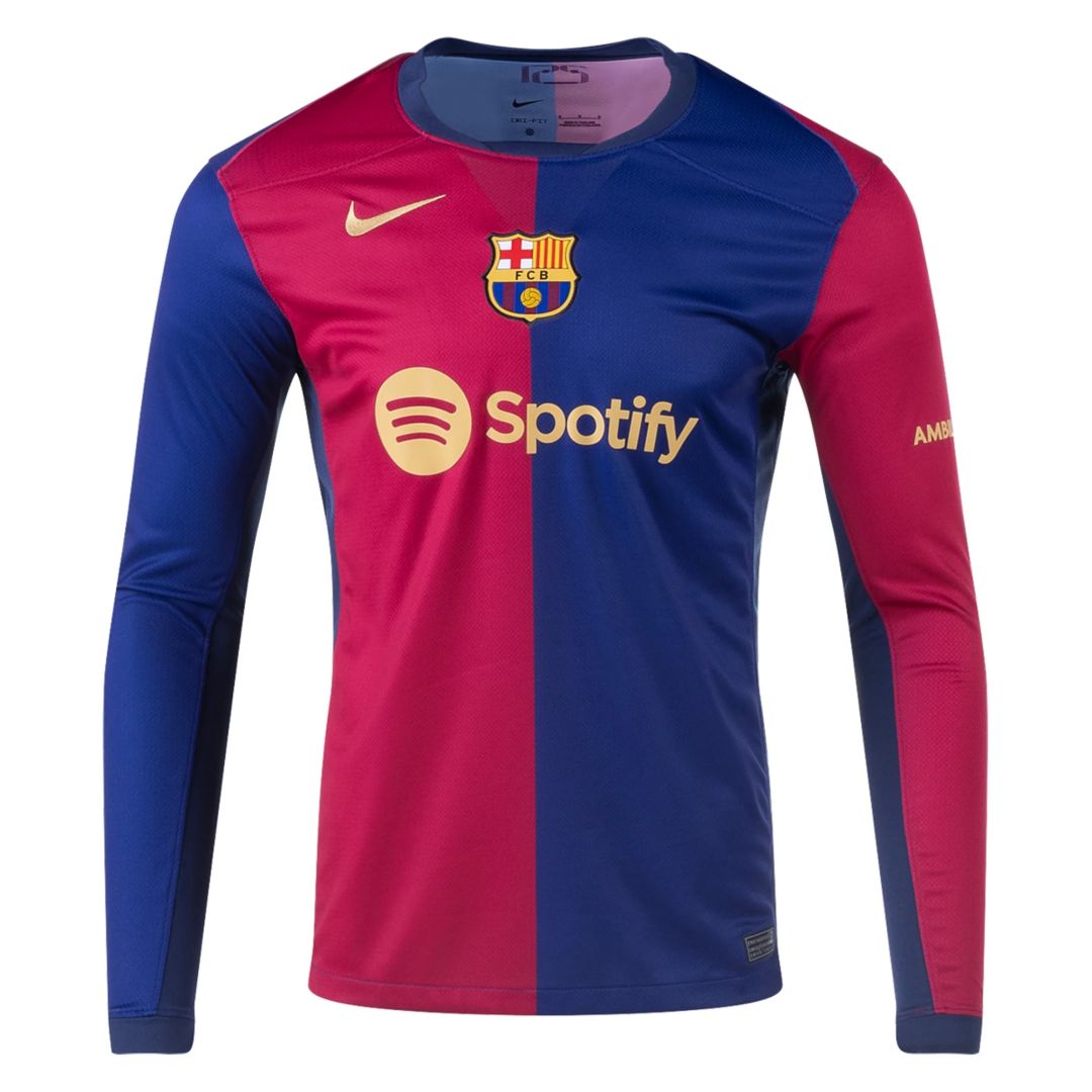 Barcelona Home Long Sleeve Jersey 2024/25