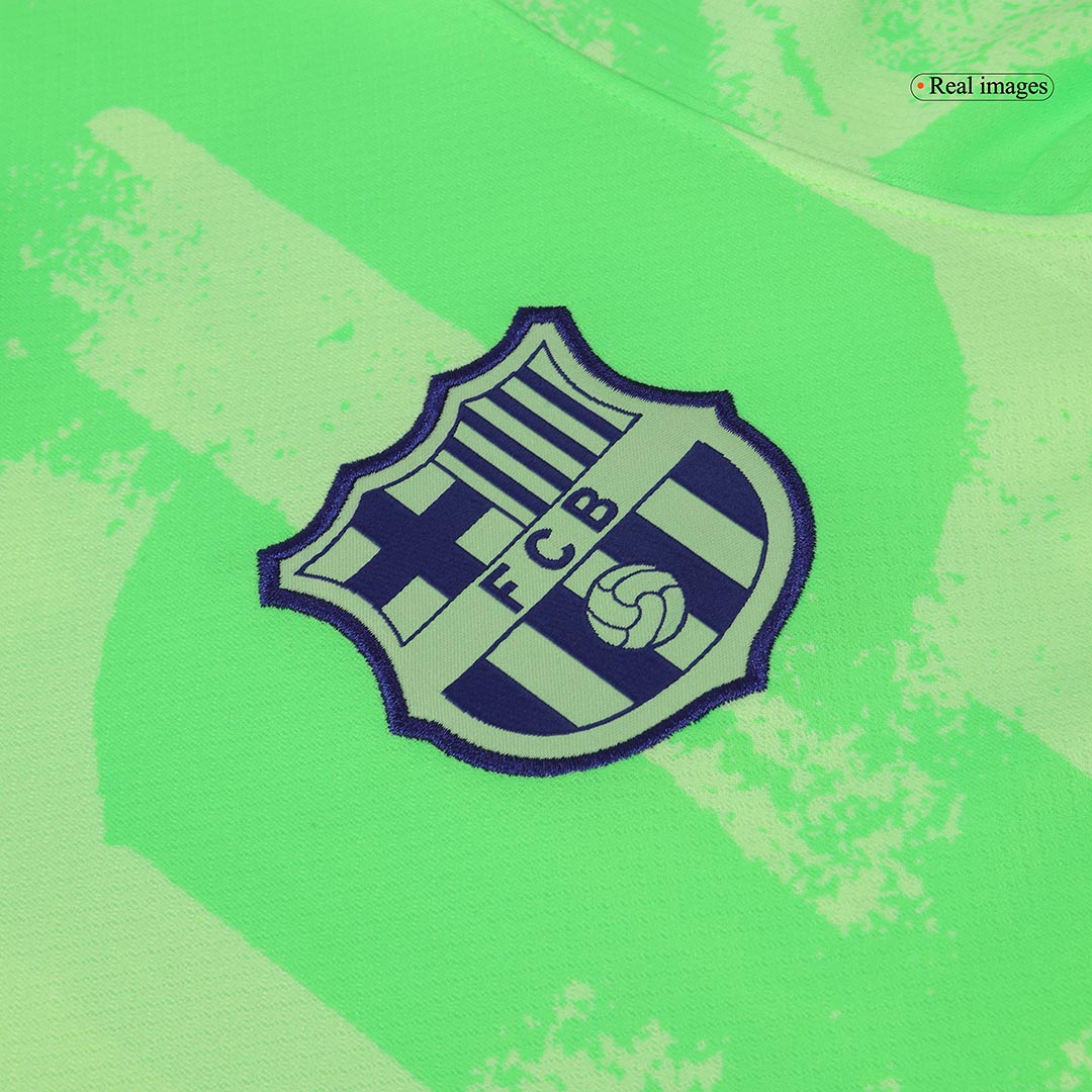 Barcelona Third Spotify Logo Without Text Jersey Fan Version 2024/25