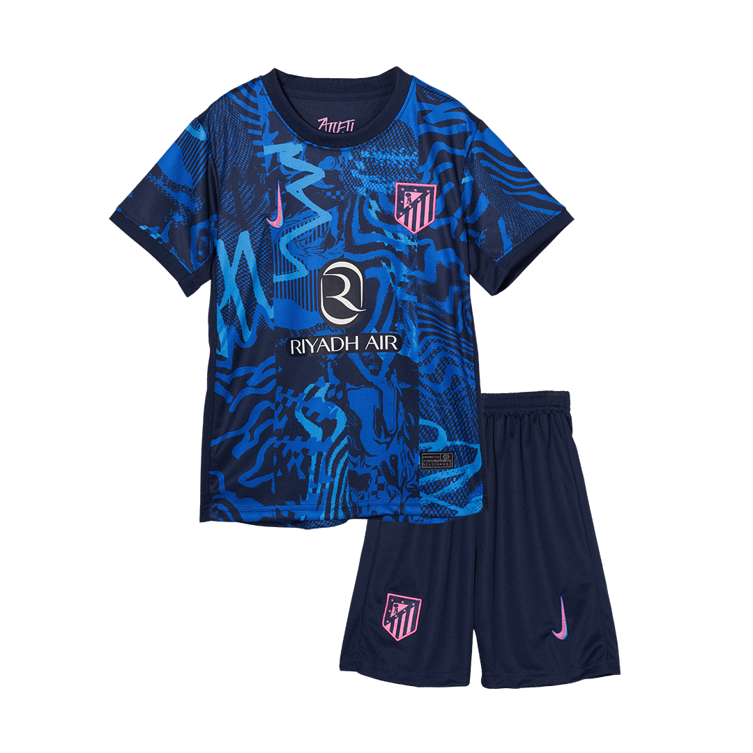 Kids Atletico Madrid Third Jersey Kit 2024/25