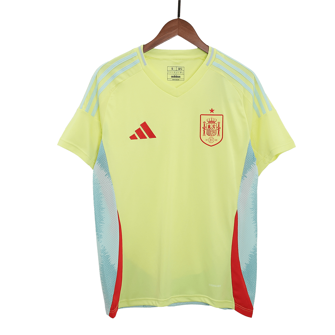 Spain Away Jersey Fan Version EURO 2024