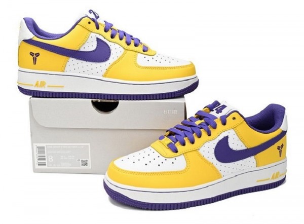 Buy Kobe Bryant Air Force 1 Lakers Home Reps _ snkrsrep_org/