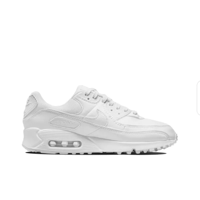 PK God Batch Nike Air Max 90 Leather Triple White - Pk Stockx/