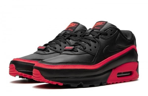 Undefeated X Air Max 90 _Black Solar Red_ Reps _ snkrsrep_org/