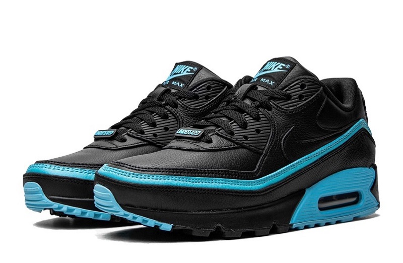 Undefeated x Air Max 90 _Black Blue Fury_ Reps - snkrsrep_org _/