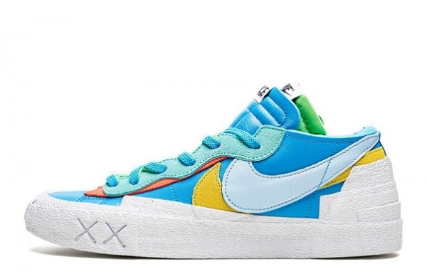 Kaws x Sacai x Blazer Low _Neptune Blue_ Reps Online _ snkrsrep_org