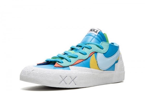 Kaws x Sacai x Blazer Low _Neptune Blue_ Reps Online _ snkrsrep_org