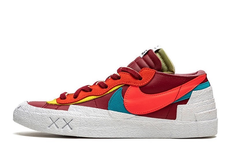 Kaws x Sacai x Blazer Low _Team Red_ Reps - snkrsrep_org/