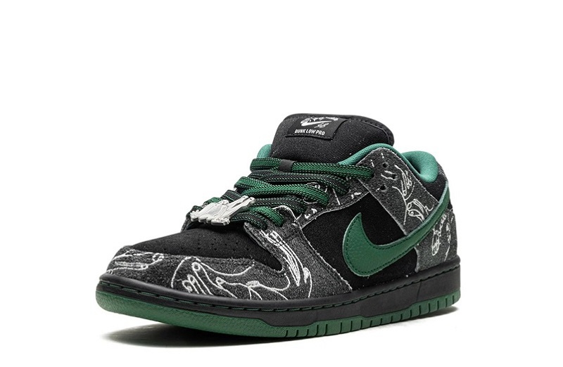 Buy THERE Skateboards Dunk Black Gorge Green Reps _ snkrsrep_org/