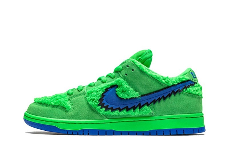 Grateful Dead x SB Dunk Low _Green Bear_ Reps _ snkrsrep_org/