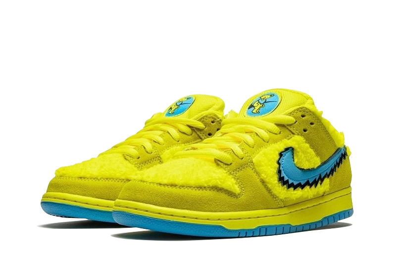 Grateful Dead x SB Dunk Low _Yellow Bear_ Reps _ snkrsrep_org/