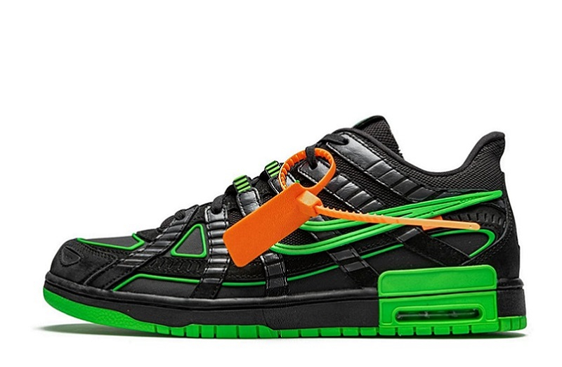 Off-White x Air Rubber Dunk _Green Strike_ Reps _ snkrsrep_org/