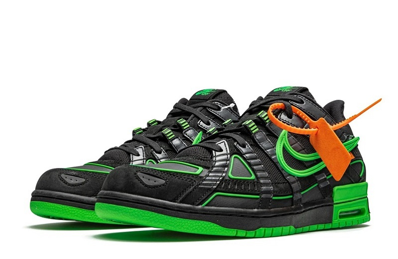 Off-White x Air Rubber Dunk _Green Strike_ Reps _ snkrsrep_org/